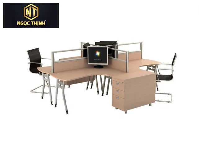 70+ Loại bàn làm việc theo nhóm, tổ nhân viên văn phòng được sản xuất tại Nội Thất Ngọc Thịnh